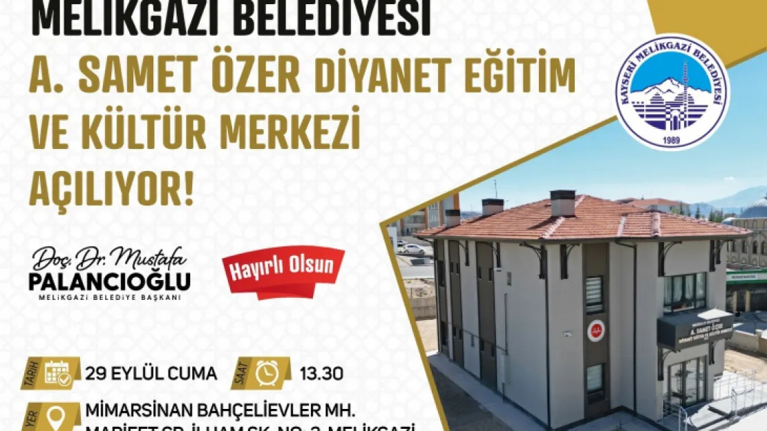 Melikgazi Belediyesi yeni bir projeyi daha hayata geçiriyor