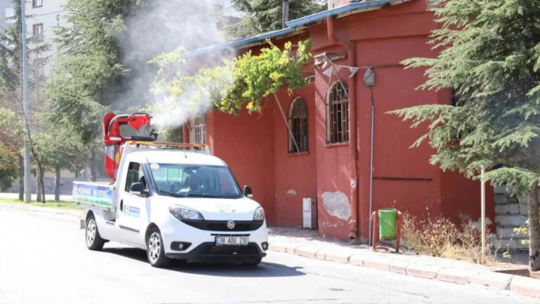 Melikgazi'de baştan sona temizlik devam ediyor