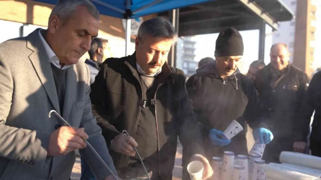 Melikgazi'den ehliyet sınavı öncesi çorba ikramı