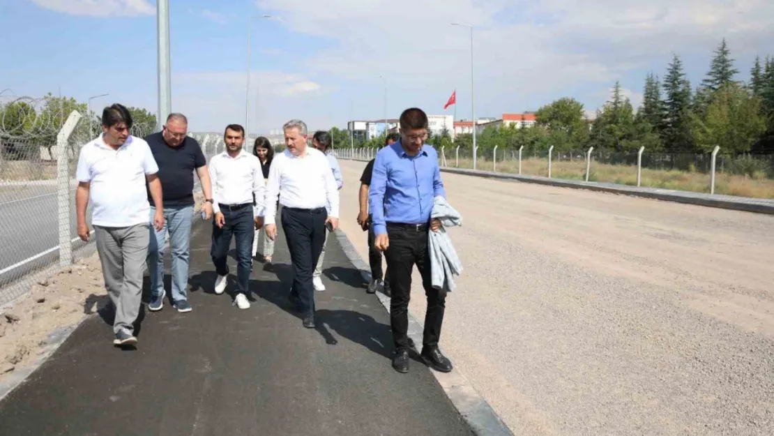 Melikgazi'den şehrin trafik yükünü alacak yeni yol