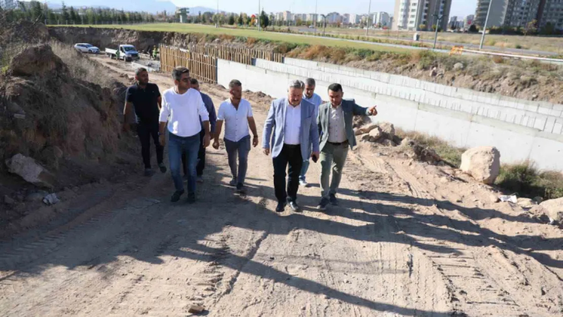 Melikgazi'den trafik yoğunluğuna 3 kilometrelik yeni alternatif yol