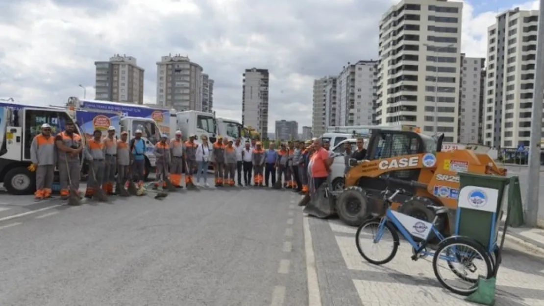 Melikgazi'nin temizlik seferberliği devam ediyor