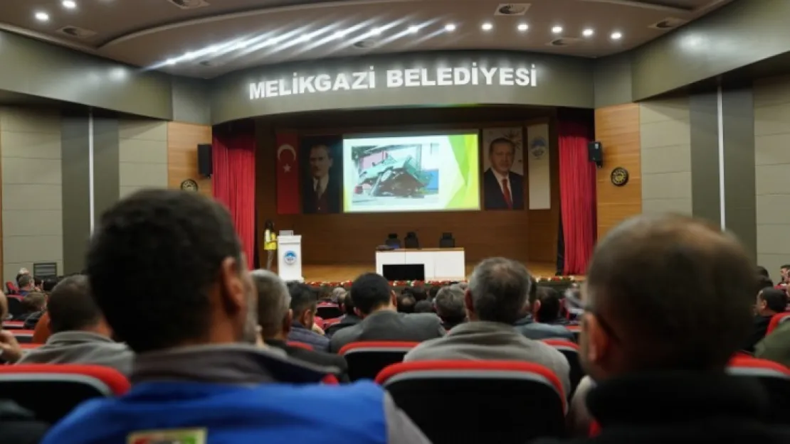 Melikgazi personeline İş Sağlığı Ve Güvenliği eğitimi