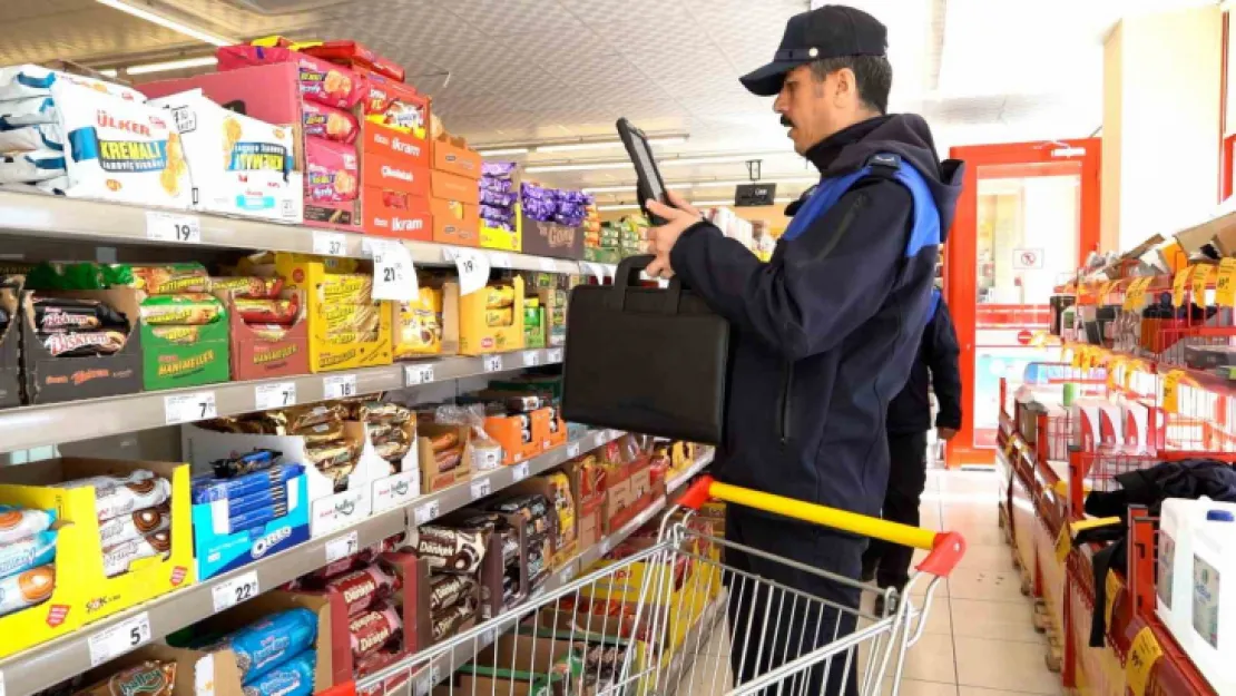 Melikgazi Zabıtası'ndan bayram öncesi pazar yeri ve market denetimi