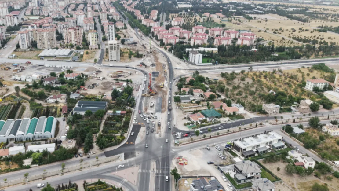 Meteoroloji Katlı Kavşağı İnşaatı Devam Ediyor