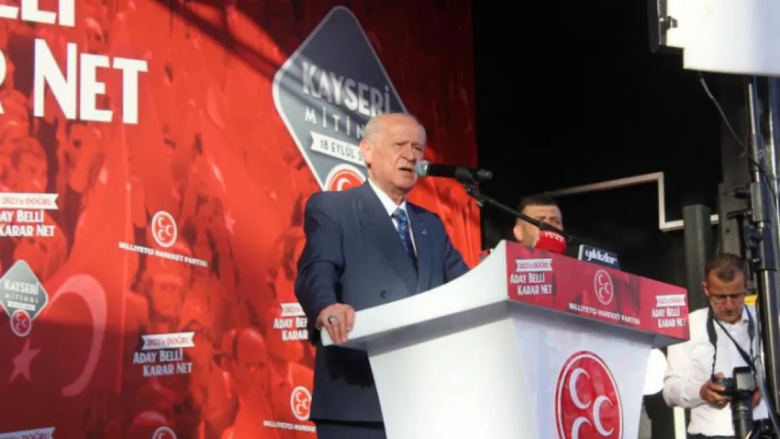 MHP Genel Başkanı Bahçeli, 'Kılıçdaroğlu Cumhurbaşkanı adayı olmak için çırpınmaktadır'