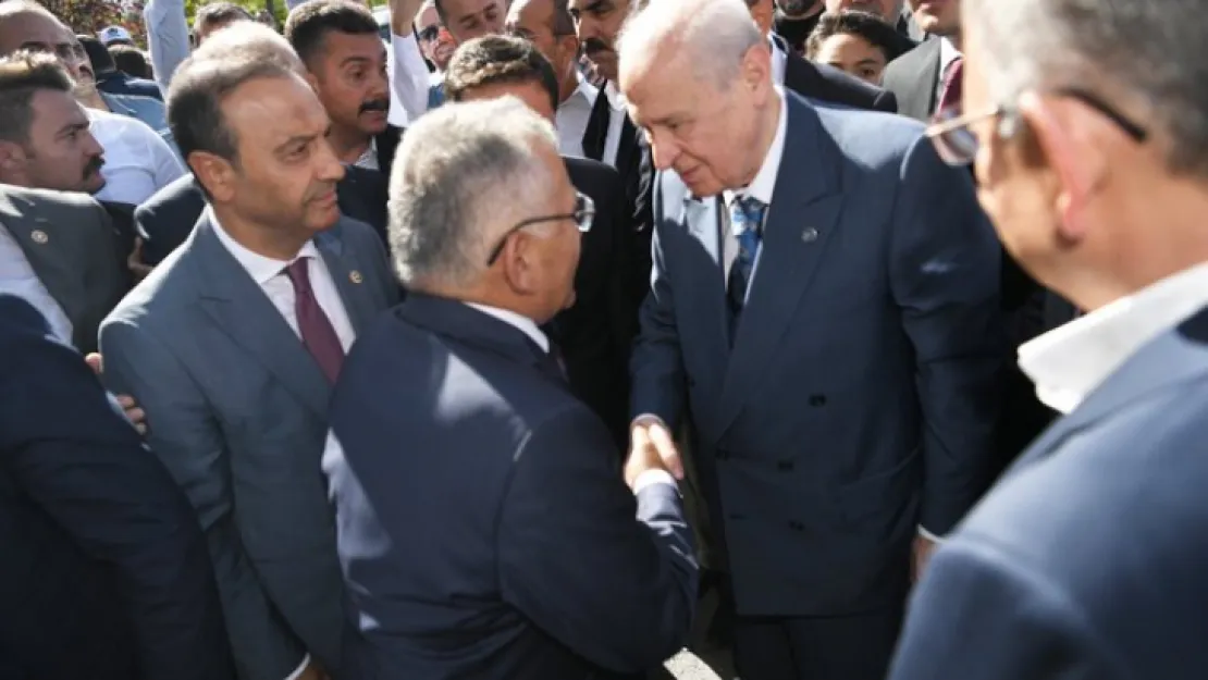 MHP Lideri Devlet Bahçeli Kayseri'de