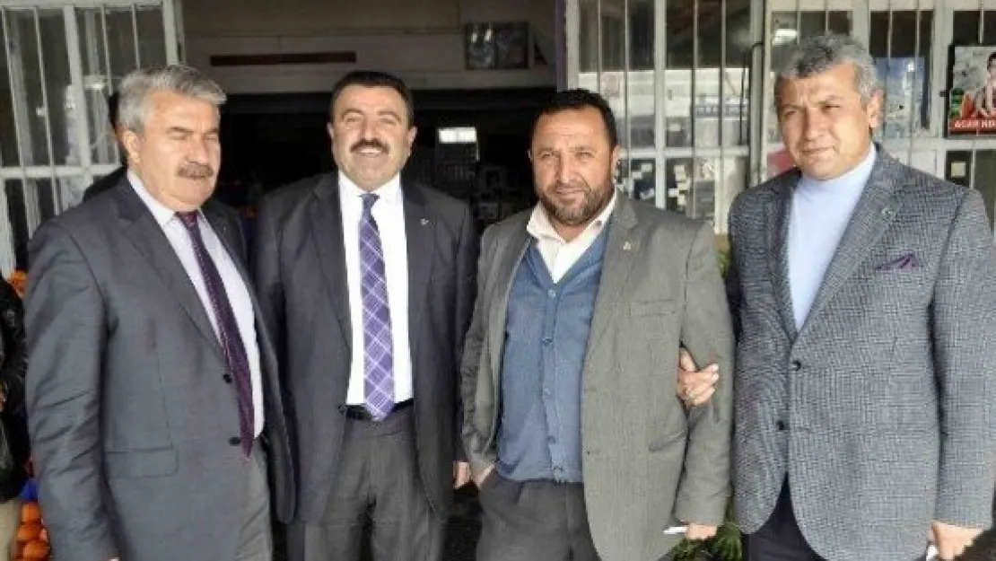 Mhp Başkan Adayı Özsoy Hal Ve Doğu Sanayi Esnafını Ziyaret Etti 