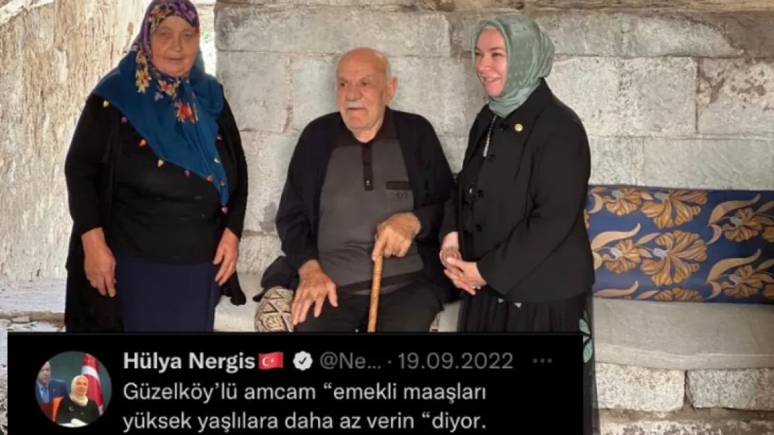 Milletvekili Atcı, 'emekli maaşları' paylaşımıyla ilgili açıklama yaptı