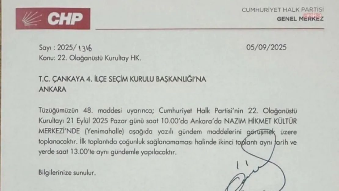 Milletvekili Genç, CHP kurultayı için imza verdi