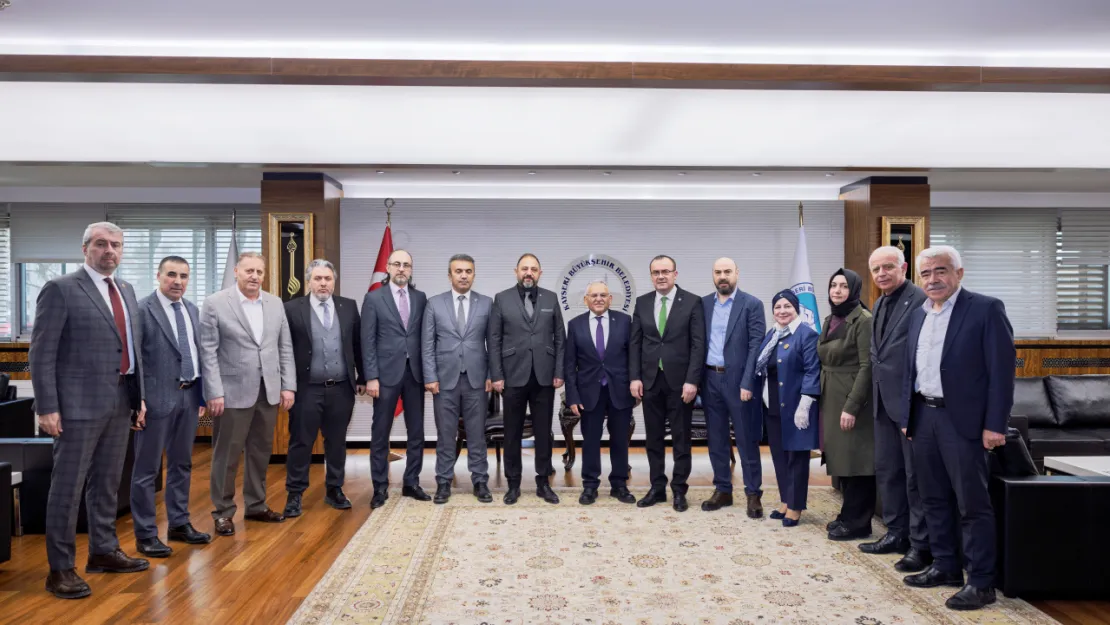 Muhasebeciler Haftası'nda Başkan Büyükkılıç'a ziyaret