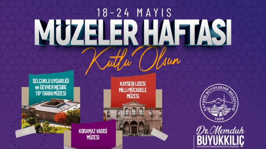 Müzeler Haftasında Büyükşehir Belediyesine ait müzeler ücretsiz olacak