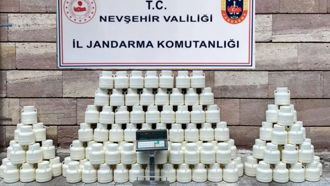 Nevşehir'de içeriği değiştirilmiş 492 kilo peynir yakalandı