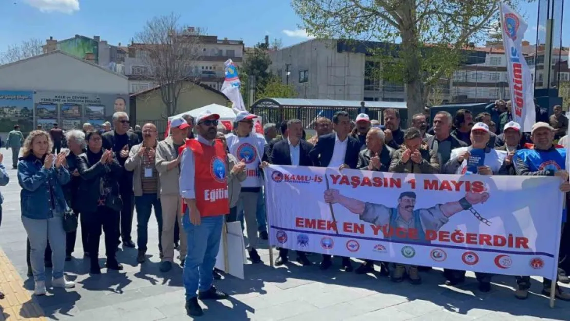 Niğde'de 1 Mayıs'ı halaylar çekerek kutladılar