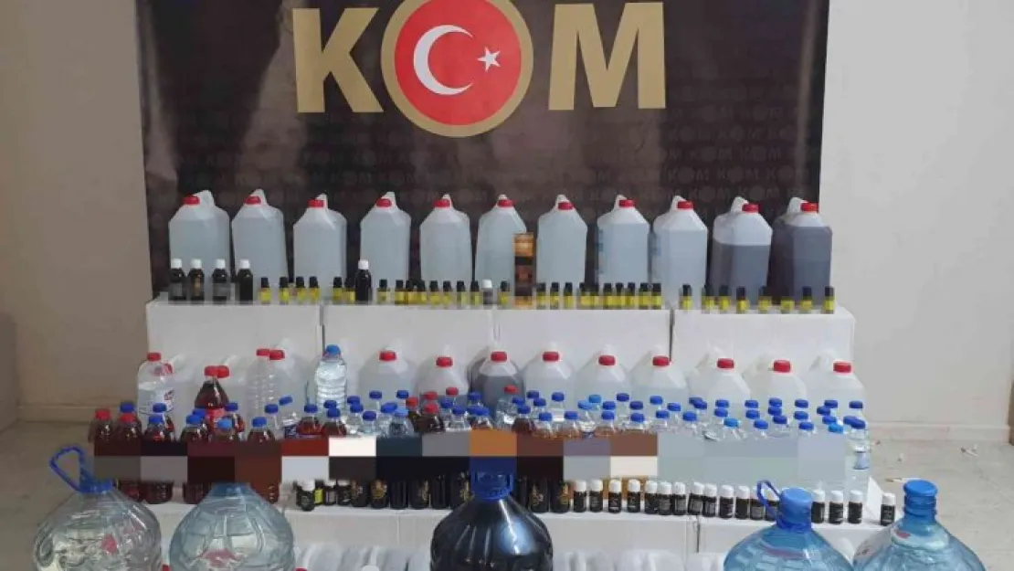 Niğde'de 182 litre sahte alkol yakalandı: 3 gözaltı