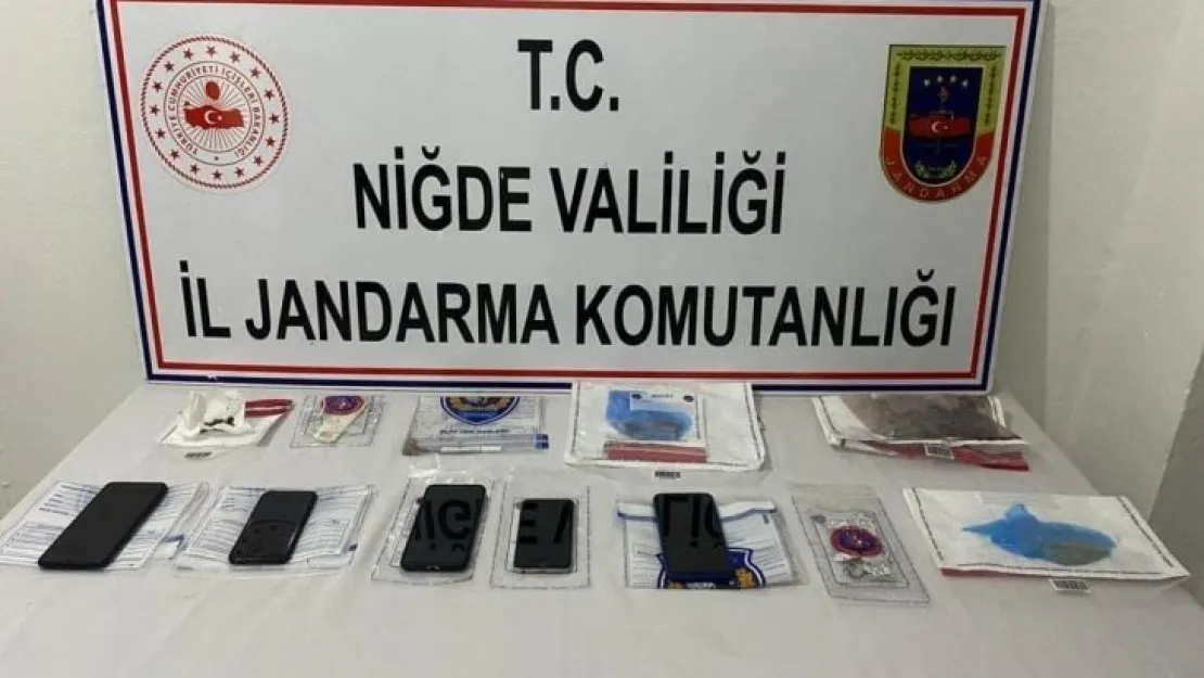 Niğde'de uyuşturucu operasyonu: 9 gözaltı