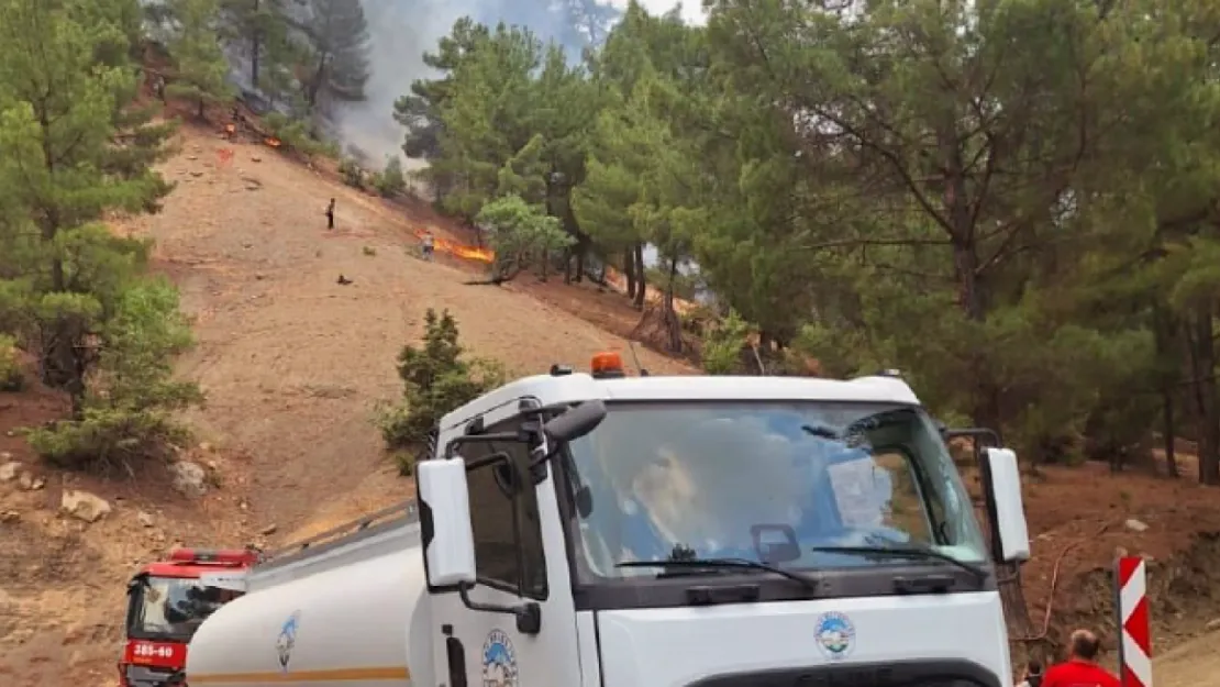 Orman Yangınlarına Karşı Kayseri Belediyelerinden Ortak Mücadele Desteği