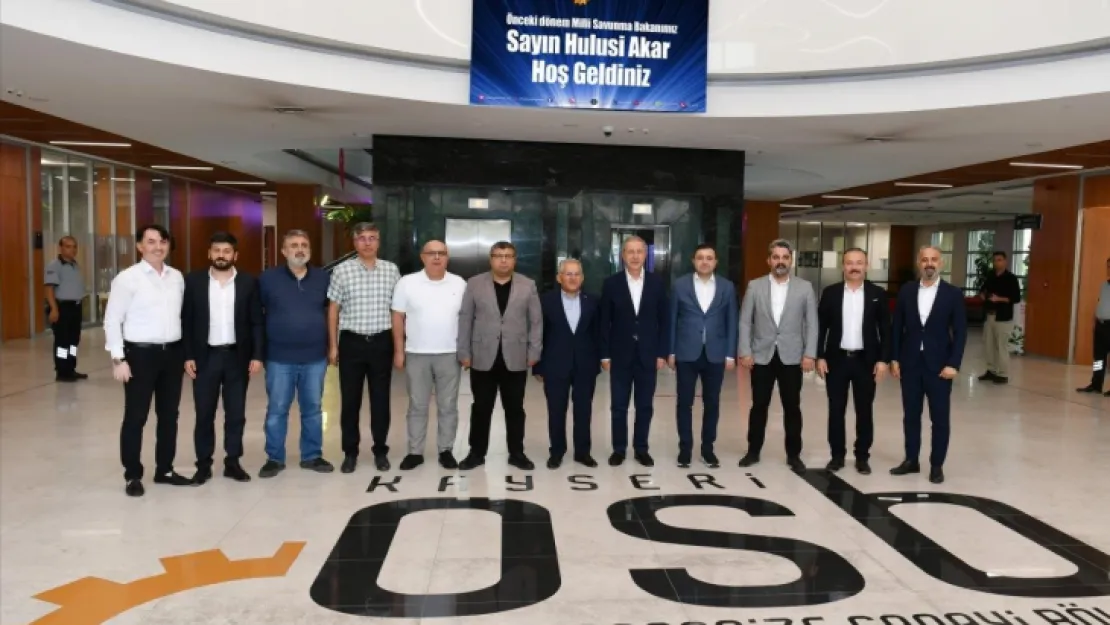 OSB Başkanı Yalçın, Hulusi Akar'a sanayicilerin arsa taleplerini iletti