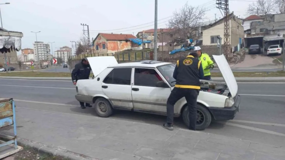 Oto hırsızlığının önlenmesi için uygulama yapıldı