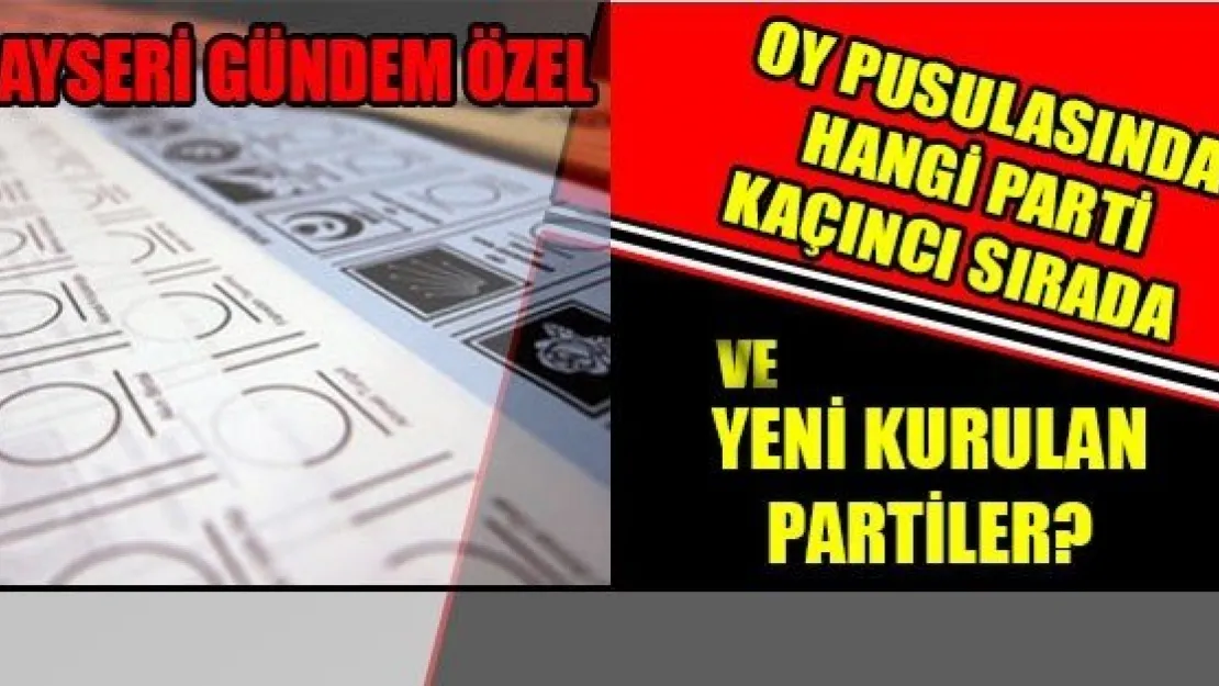 OY PUSULASINDA YERLERİ HAZIR