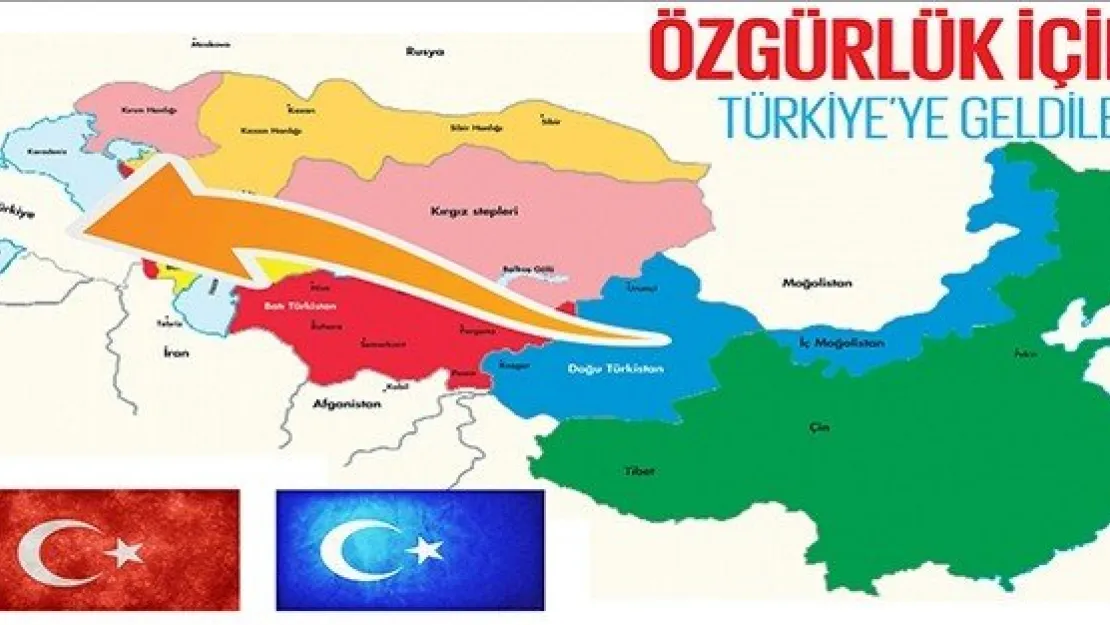 ÖZGÜRLÜK İÇİN TÜRKİYE'YE GELDİLER