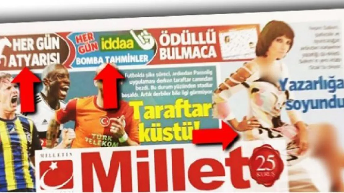 Paralel'in gazetesi müstehcenlik yarışında