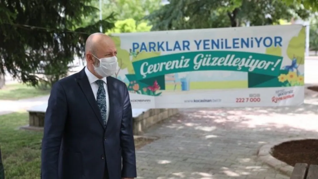 Parklar yenileniyor, Kocasinan güzelleşiyor