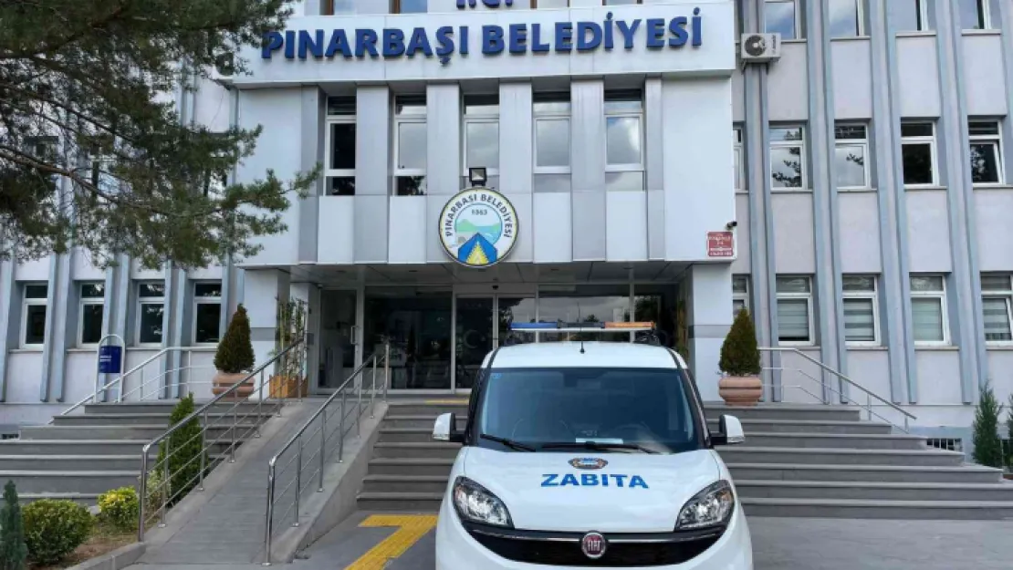 Pınarbaşı Belediyesi'ne Zabıta Aracı Desteği