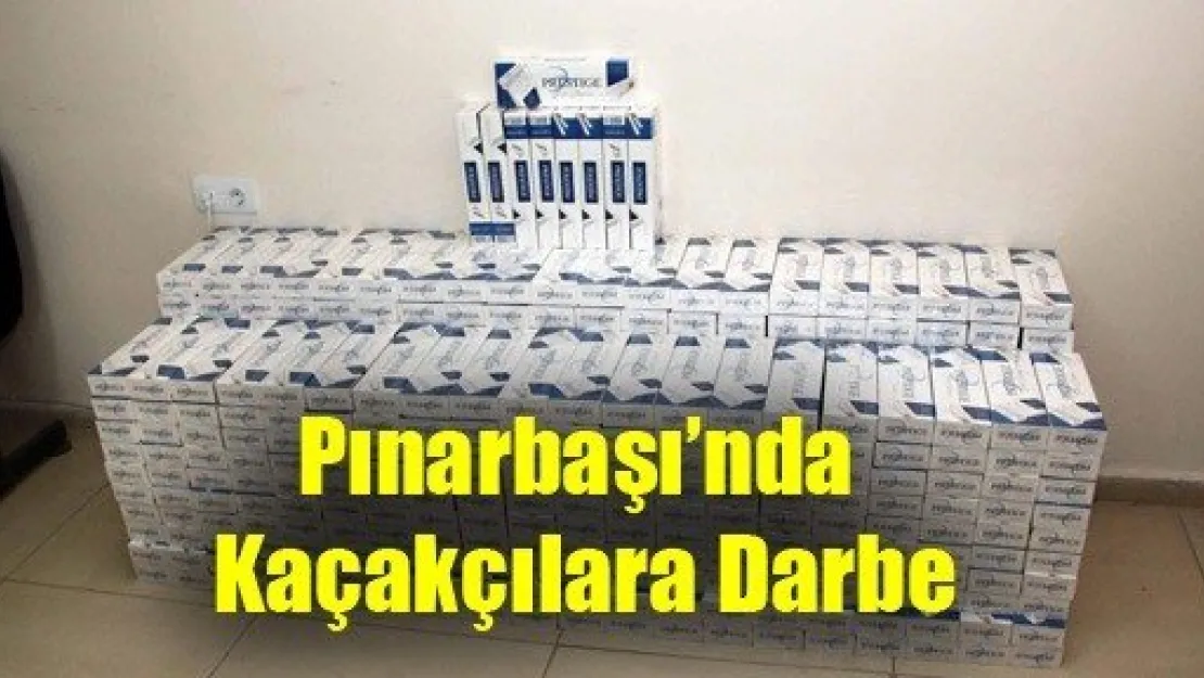 Pınarbaşında Kaçakçılara Darbe