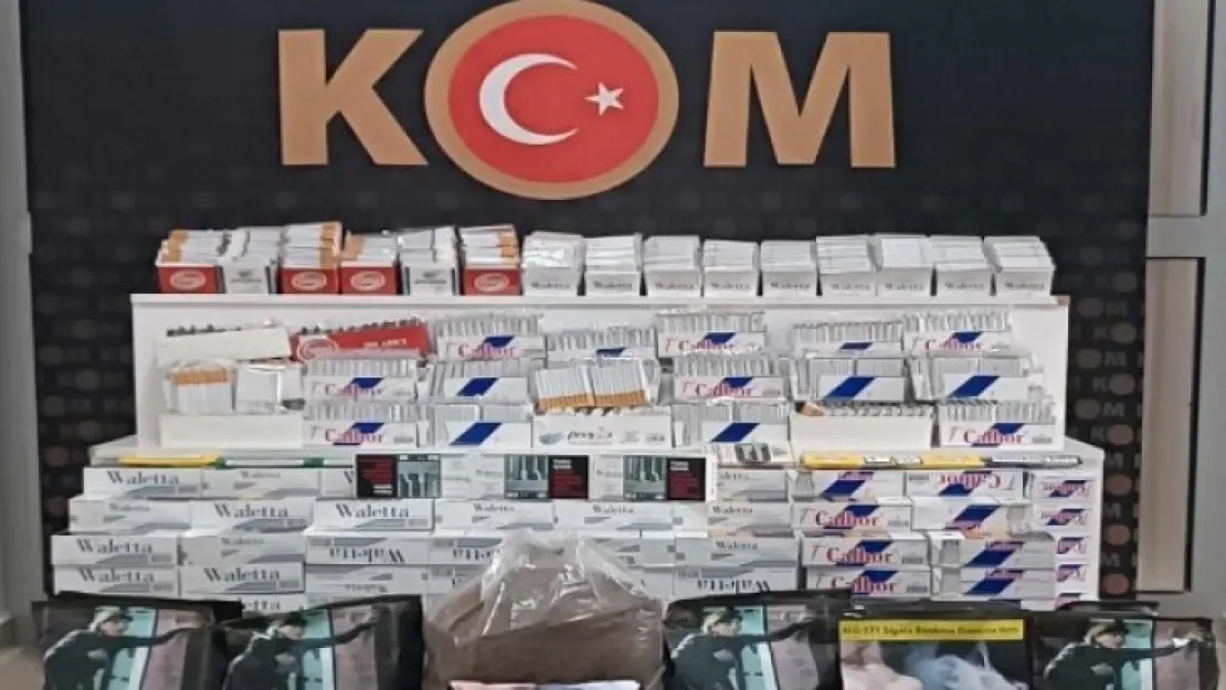 Polisten kaçak sigara operasyonu