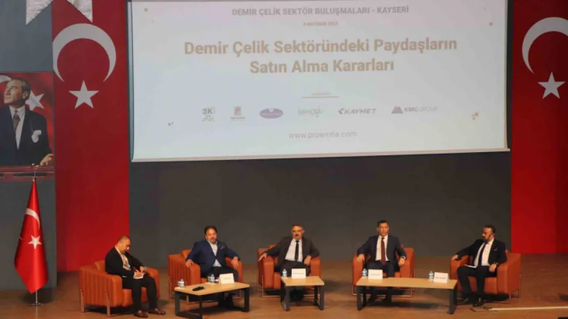 Demir Çelik Sektörü Temsilcileri Kayseri'de bir araya geldi