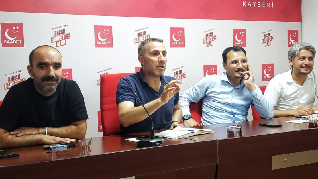 Saadet İl Başkanı Altun: 'Gazze yardımında görev almaya hazırız'