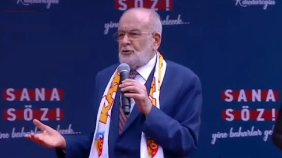 Saadet Lideri Karamollaoğlu CHP mitinginde konuştu