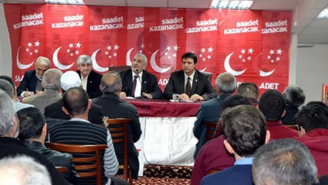 Saadet Partisi mart ayı genişletilmiş divan kurulu toplantısı yapıldı