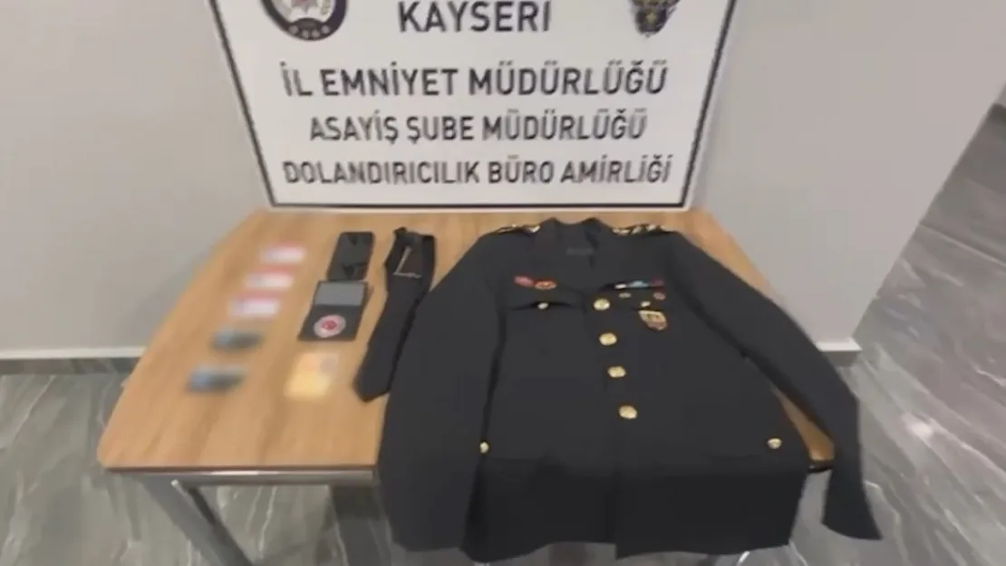 Sahte jandarma personeli yakalandı