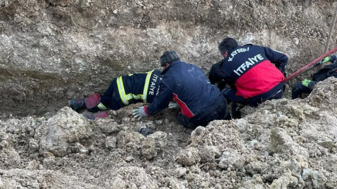 Sarız'da alt yapı çalışmalarında göçük altında kalan işçi hayatını kaybetti