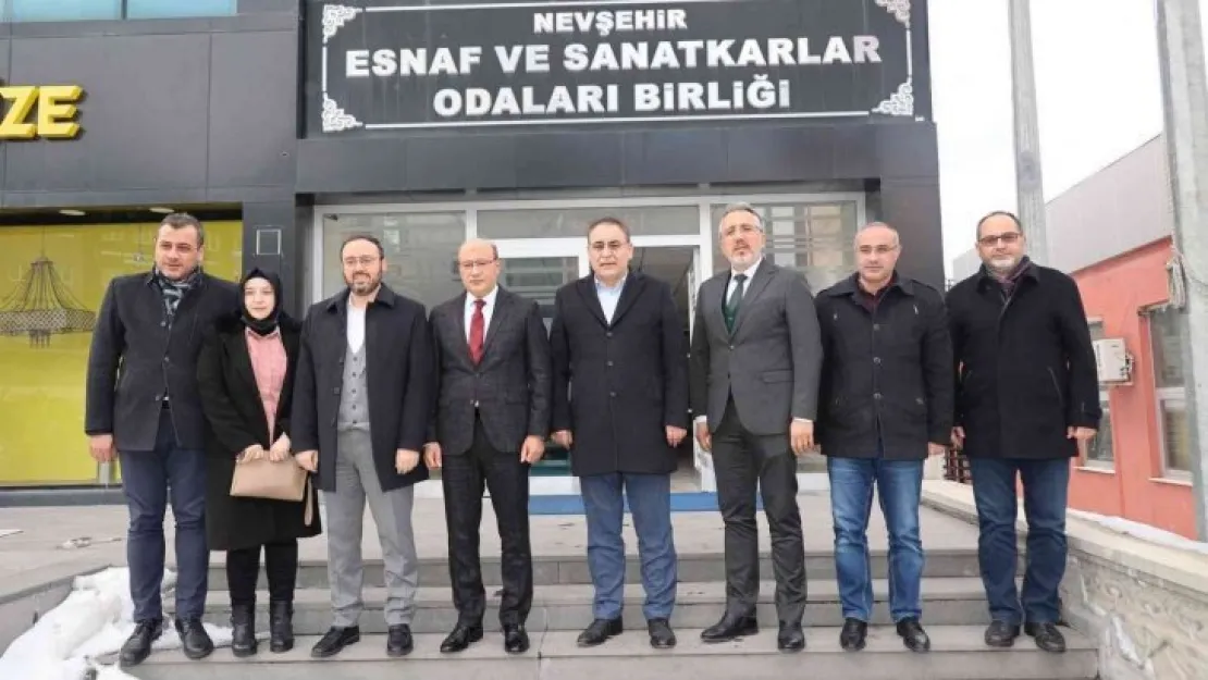 Savran ve AK Parti heyetinden, esnaf odalarına Ziyaret