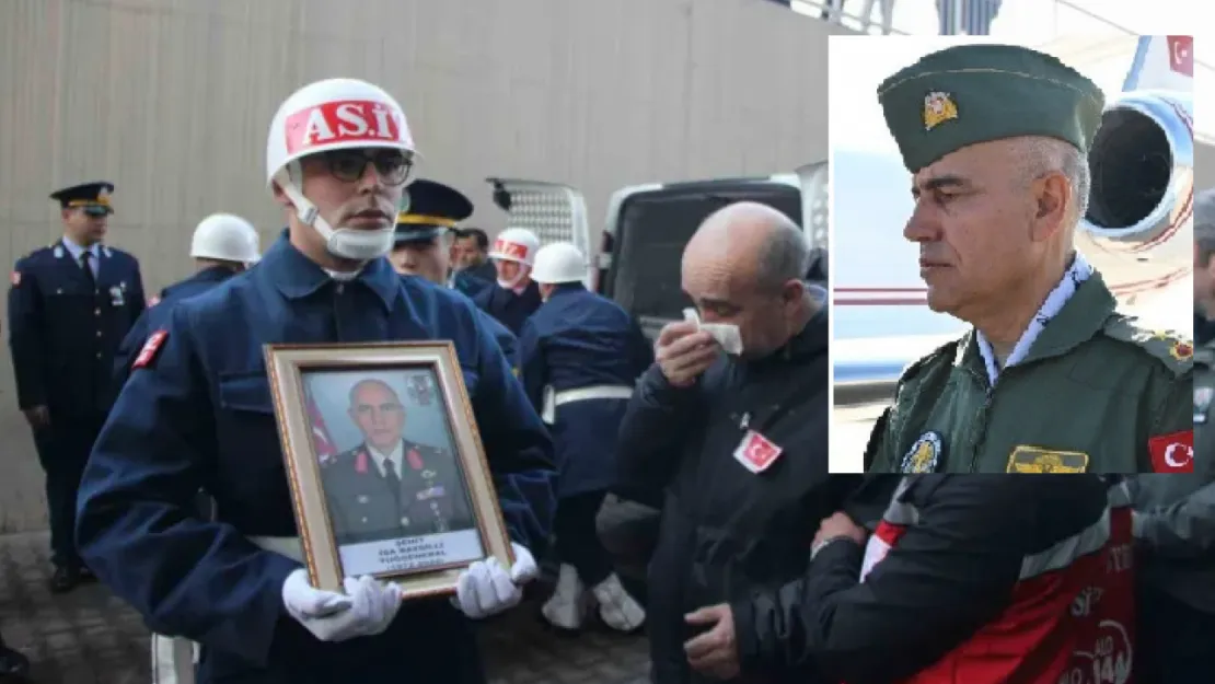 Şehit Tuğgeneral Baydilli'nin naaşı Kayseri'ye getirildi