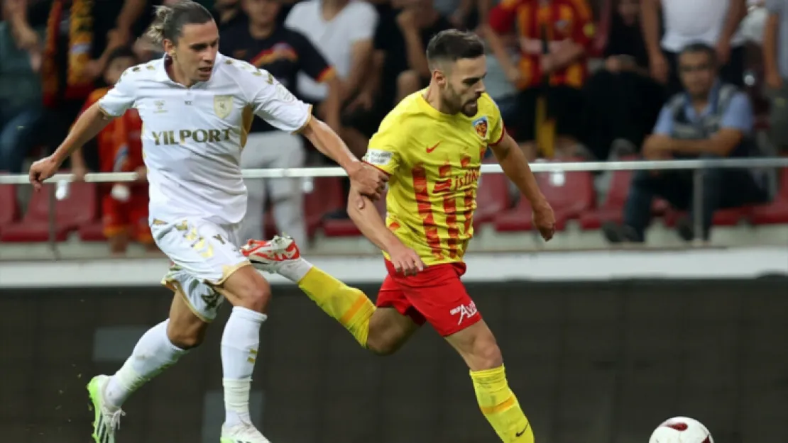 Sezonun ilk 3 Puanı: Kayserispor: 2 - Samsunspor: 1