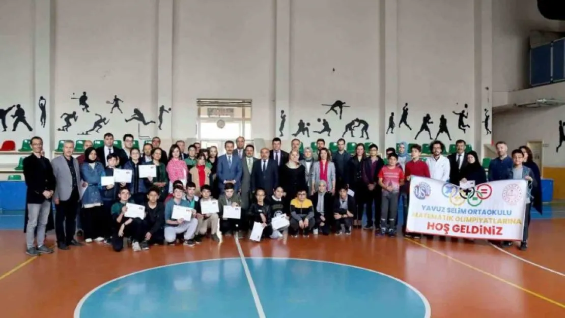 Sivas'ta matematik olimpiyatları düzenlendi