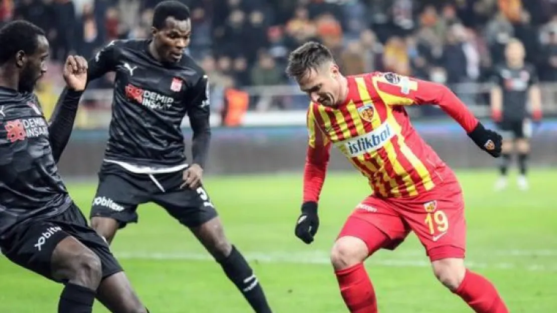 Sivasspor ile Kayserispor 30. randevuda