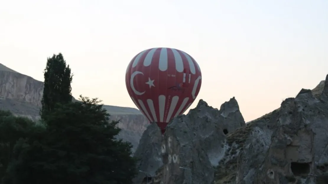 Soğanlı Vadisi'nde sıcak hava balonu heyecanı