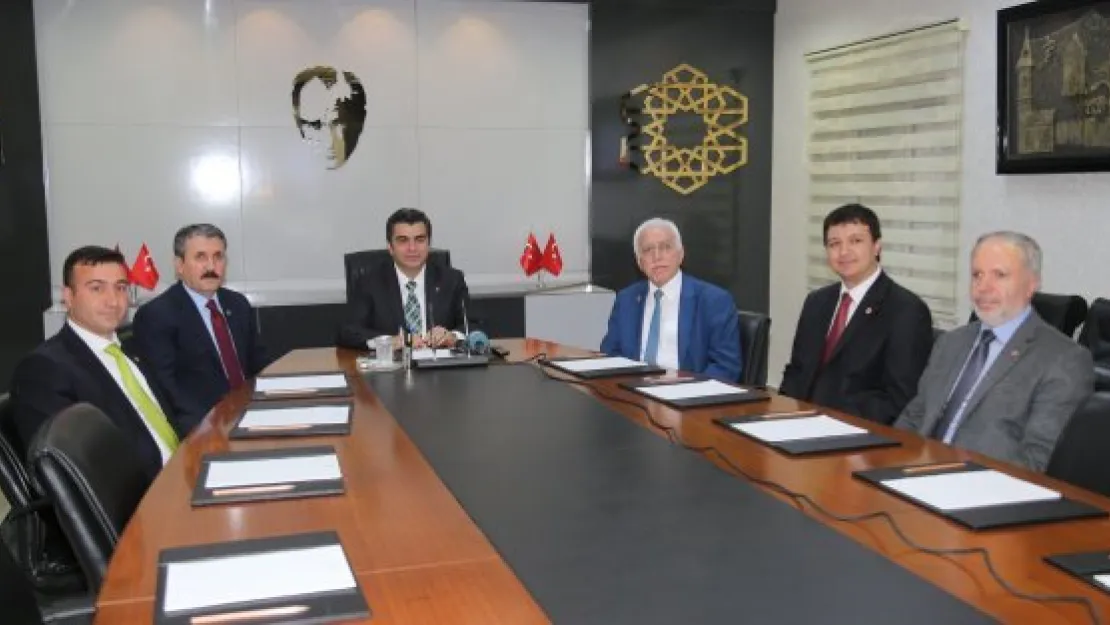SP Genel Başkanı Kamalak ve BBP Genel Başkanı Destici, Vali Orhan Düzgün'ü Ziyaret Etti