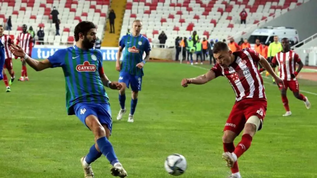 Spor Toto Süper Lig: DG Sivasspor: 1 - Çaykur Rizespor: 1 (Maç sonucu)