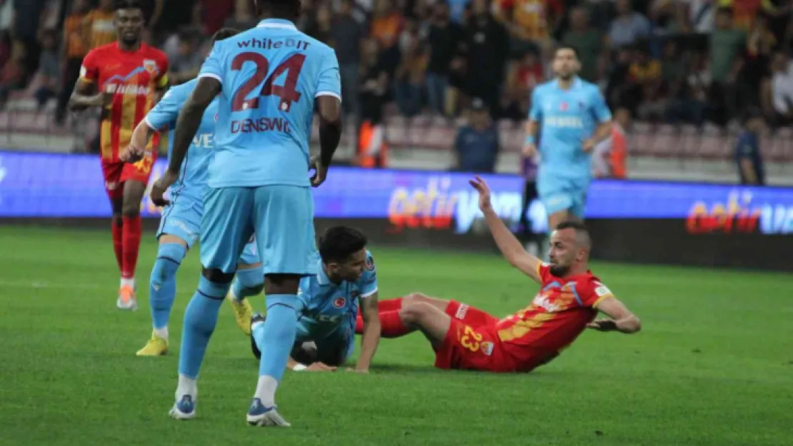 Spor Toto Süper Lig: Kayserispor: 1 - Trabzonspor: 2 (Maç sonucu)