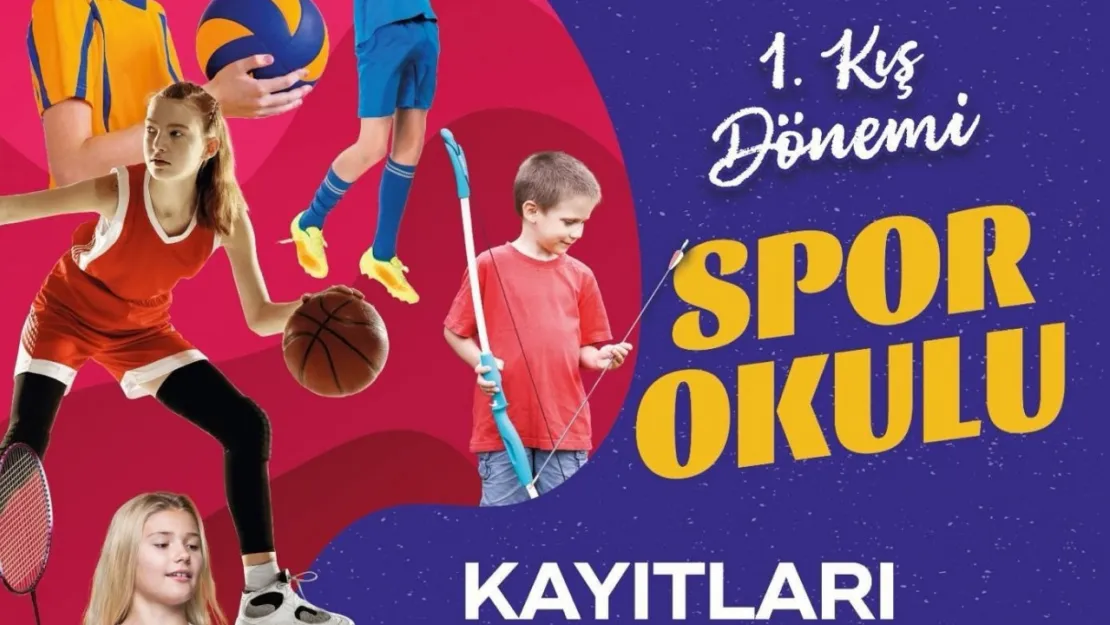 Büyükşehirin 1. Kış Dönemi Spor Okulları kayıtları başladı