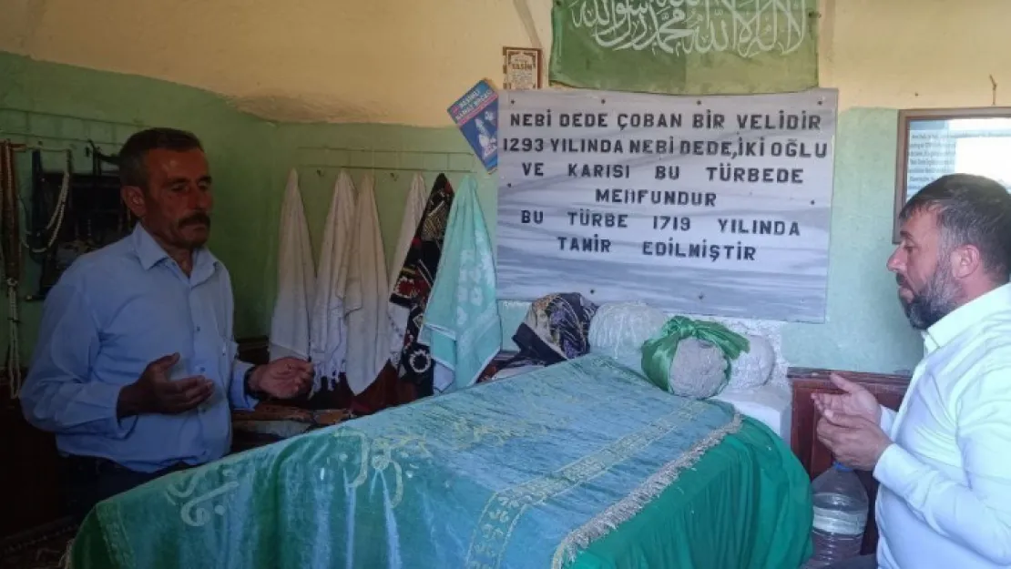 Sultan Sazlığında 'Allah dostu' Nebi dede ziyaretçilerini ağırlıyor