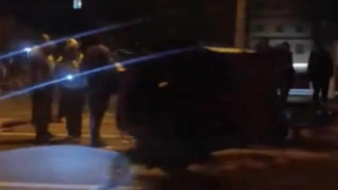 Takla atan otomobilin sürücüsü hayatını kaybetti