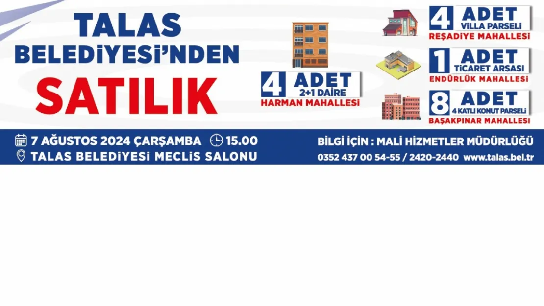 Talas Arsa ihalesi iln02070187