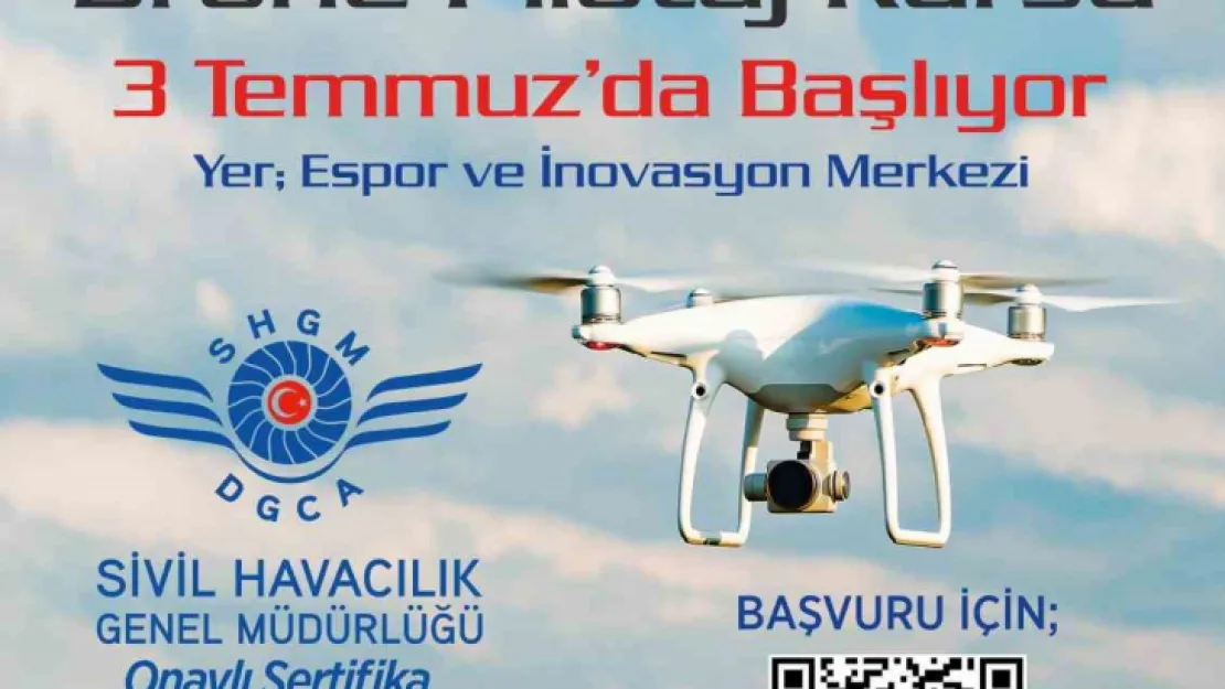 Talas Belediyesi'nden gençlere drone kursu